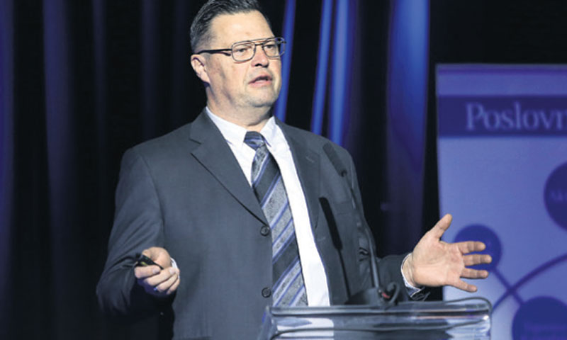 Jürgen Goldmann glavni je izvršni direktor Atrona Sverige koji je govorio o mobilnosti/EMICA ELVEĐI/