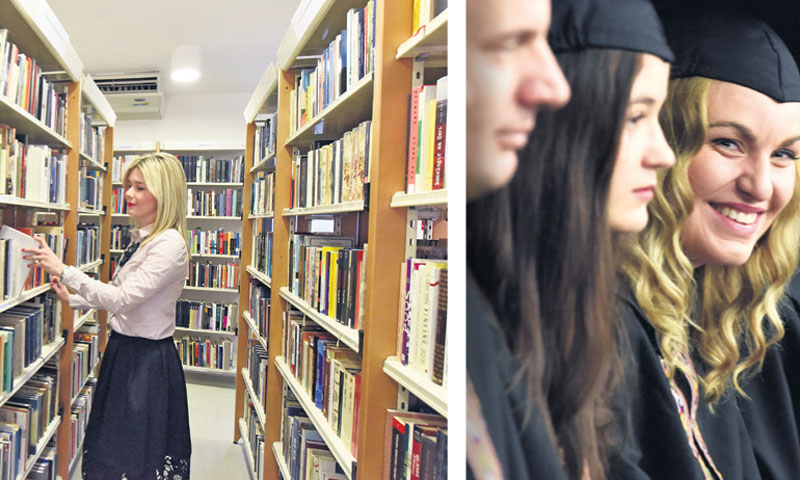 Otvorena je nova Gradska knjižnica, a  upriličena je promocija još jedne generacije diplomanata/Hrvo
