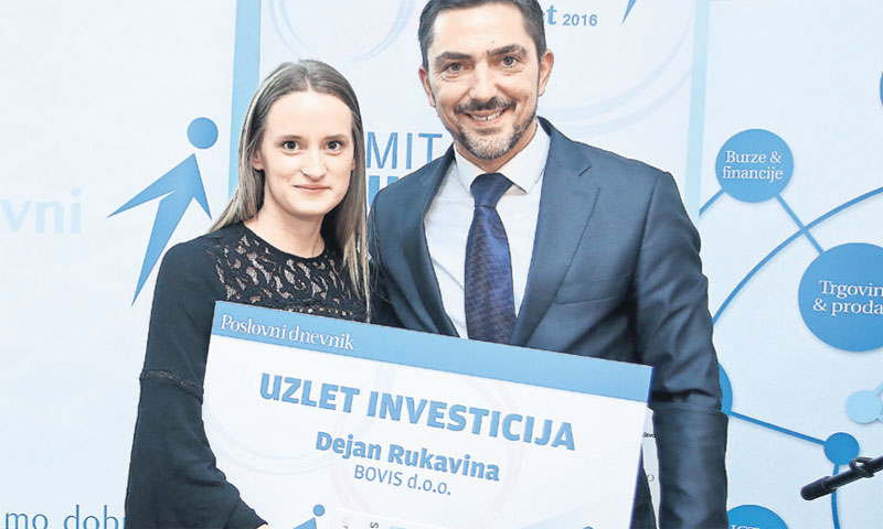 Za Uzlet investicija nagrađen je Bovis (Zrinka Cikač i Mislav Šimatović, Poslovni dnevnik)/PIXSELL