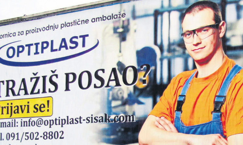 Veliki plakati s pozivom na zapošljavanje imali su ove godine odjeka, no dobrog kadra nikad dosta/Ni