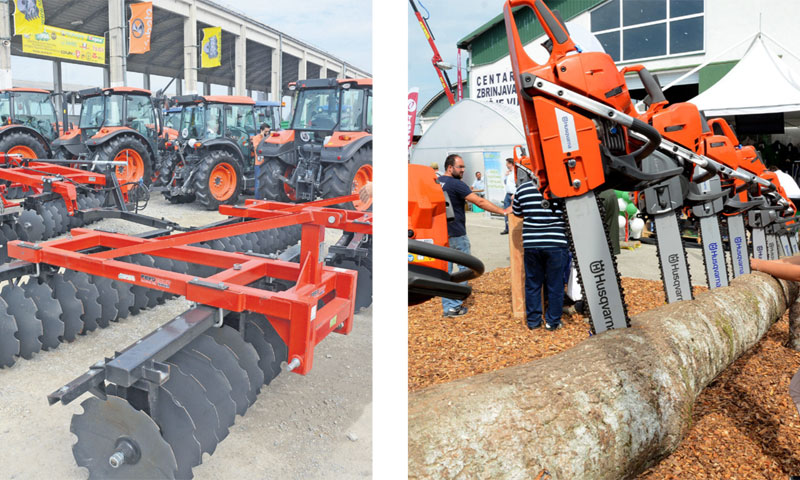 Tradicionalne prezentacije poljoprivredne mehanizacije te opreme za šumarstvo i drvnu industriju pri