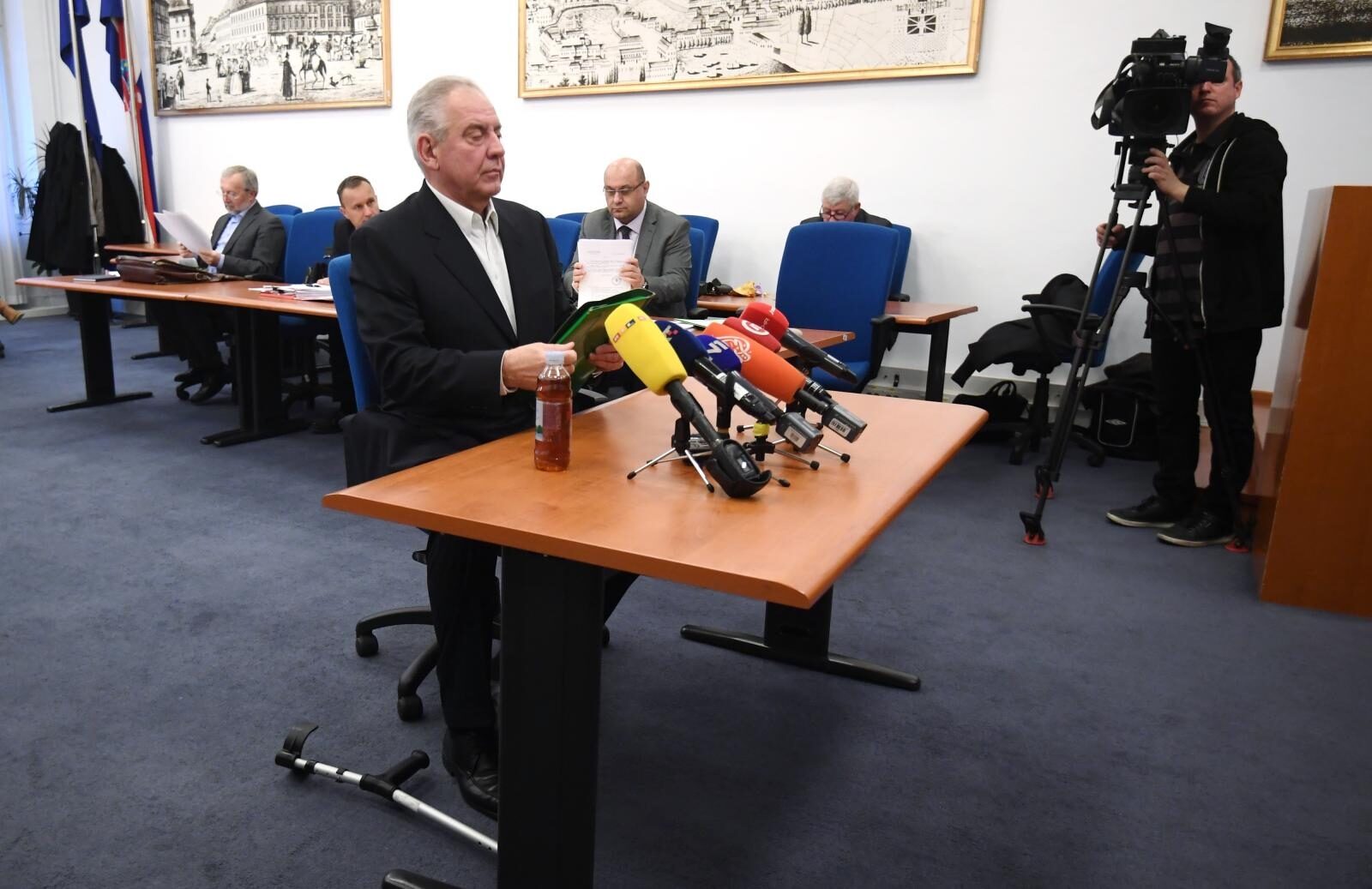 Zagreb: Ivo Sanader iznio obranu na slučaju u aferi Fimi media