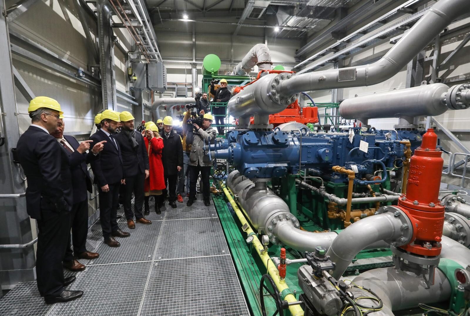 Velika Ludina: Puštena u rad prva kompresorska stanica na plinskom transportnom sustavu RH