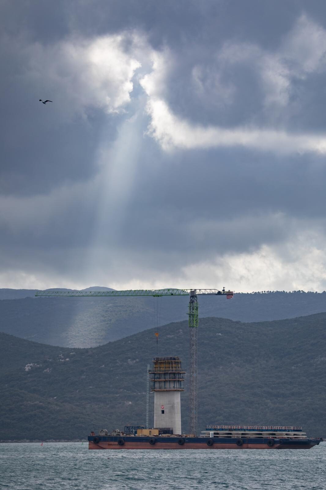 Radovi na Pelješkom mostu