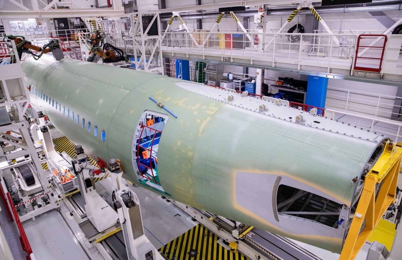 New assembly process for aircraft fuselages at Airbus