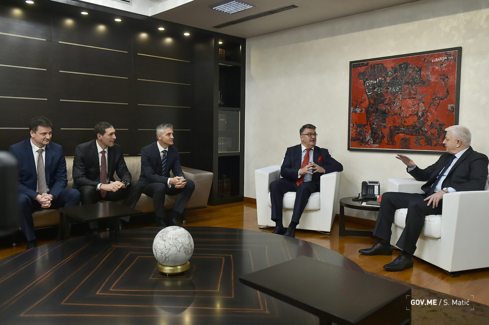 Sastanak u uredu Premijera Crne Gore