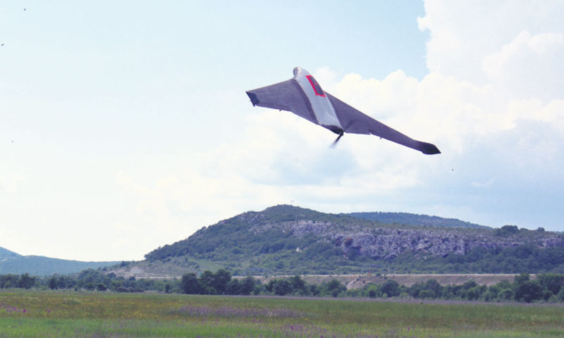 Polijetanje modela VX-2