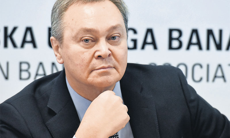 Zdenko Adrović, direktor Hrvatske udruge banaka/Robert Anić/PIXSELL