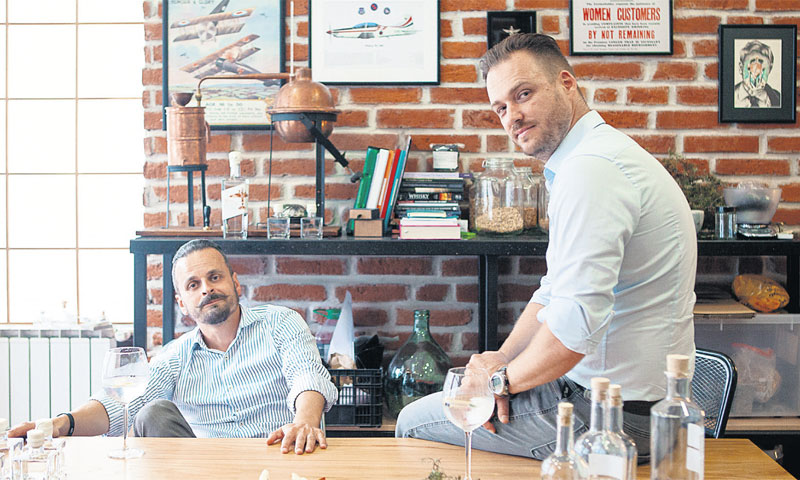 Hrvoje Bušić i Tomislav Anadolac, osnivači tvrtke Duh u boci