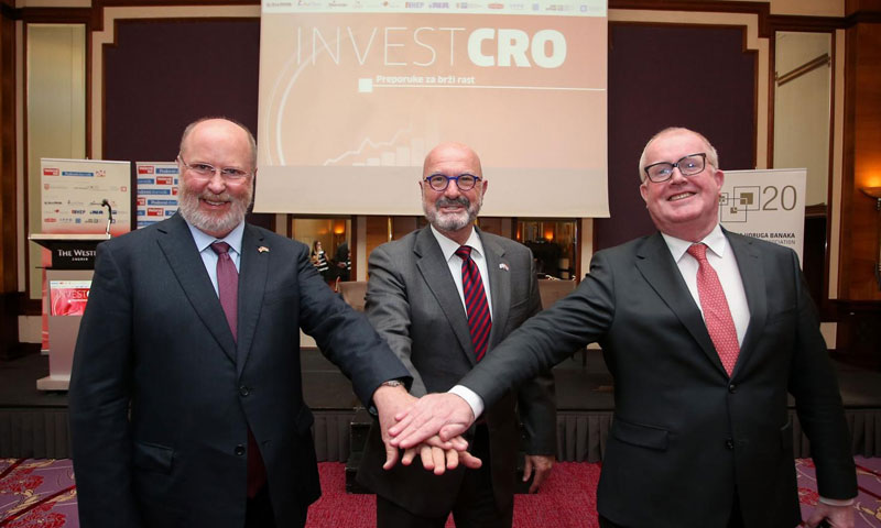 Veleposlanici SAD-a, Izraela i Nizozemske Robert Kohorst, Ilan Mor i Hendrik Jan Voskamp u sklopu ko