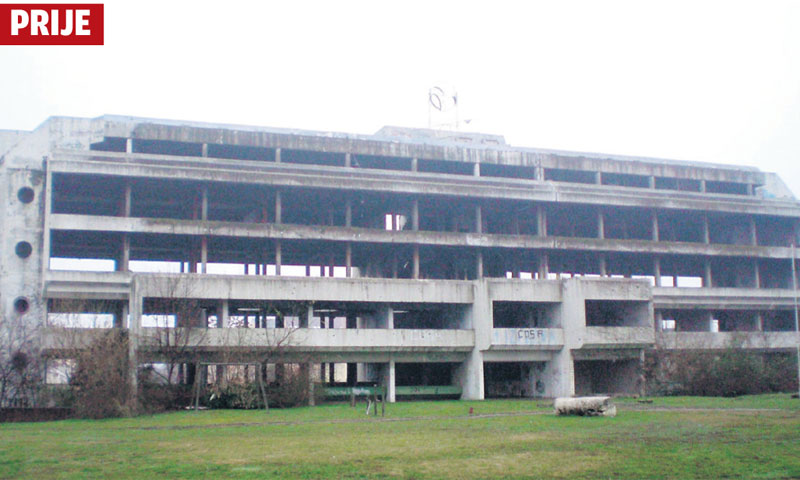 Objekt izgrađen još 1978. bio je sjedište PIK-a Vinkovci, a s ulaganjima Hrvatskih šuma vraćen mu je
