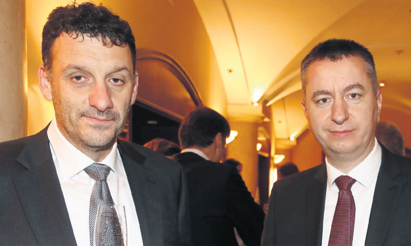 Silvio Kutić, direktor Infobipa i Fabris Peruško, izvršni direktor Fortenova grupe/Boris Ščitar/VL/P