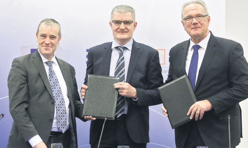 Roger Havenith, Božo Prka i Neven Mimica/Luka Stanzl/PIXSELL