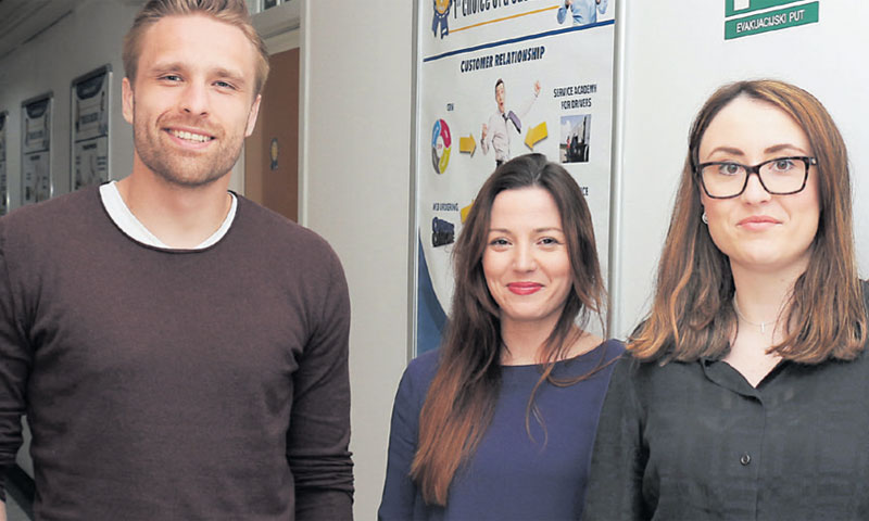 Growww pripravnici Krešimir Jurković, Tea Tomić Ferić i Tamara Potalec