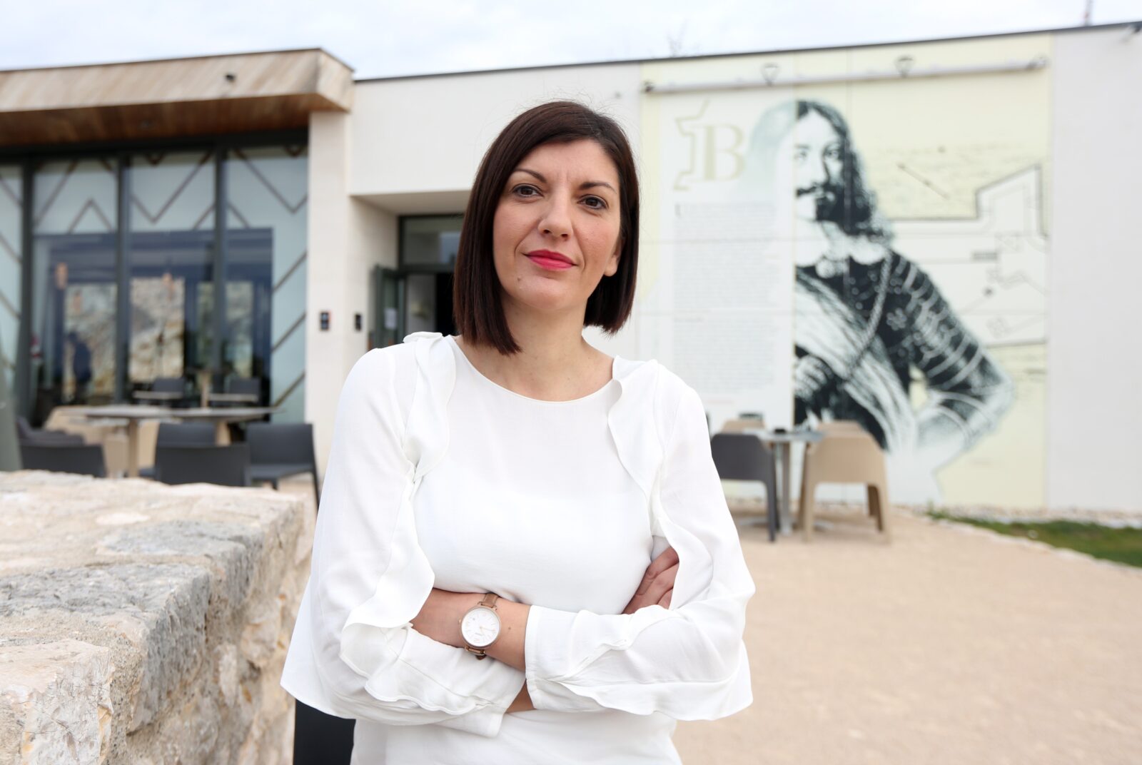 Gorana Barisic Bacelic, direktorica Javne ustanove u kulturi Tvrdjava kulture Sibenik. Dusko Jaramaz