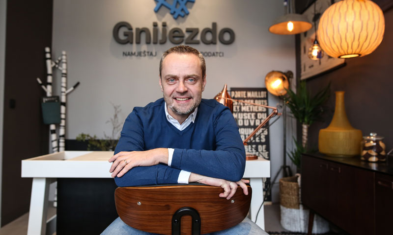 Mladen Horvat u svom showroomu/Igor Šoban/PIXSELL