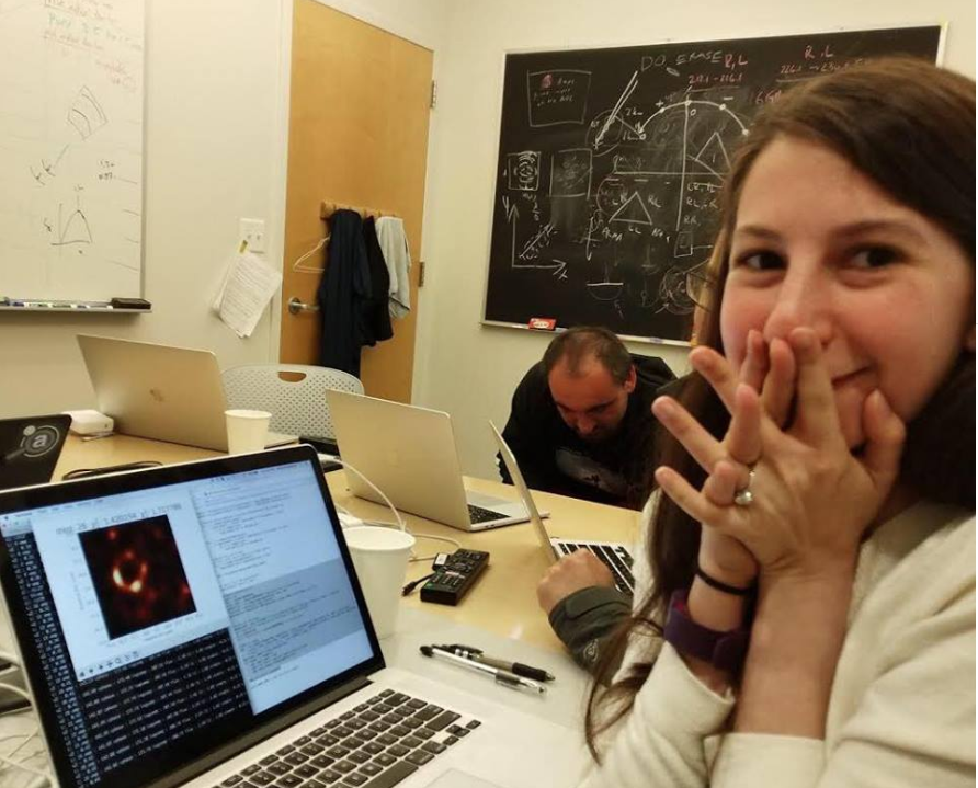 Foto: Katie Bouman Facebook screenshot