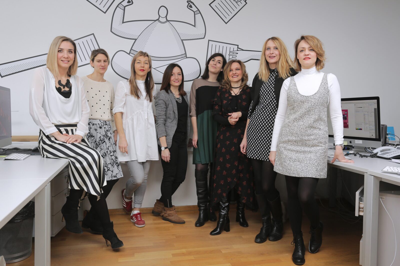 Osam žena McCann agencije - Tomislav Miletic/PIXSELL