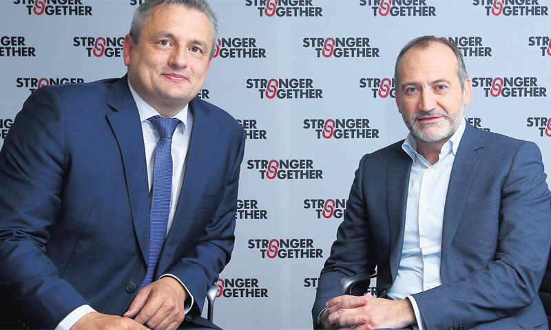Jirí Dvorjančanský, predsjednik Uprave Vipneta i Alejandro Plater, predsjednik Uprave Telekom Austri