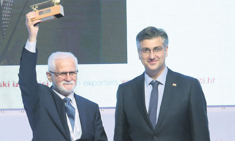 Priznanje Premijer Plenković iznenadio je Bagu dodijelivši mu Zlatni ključ za njegov dugogodišnji do