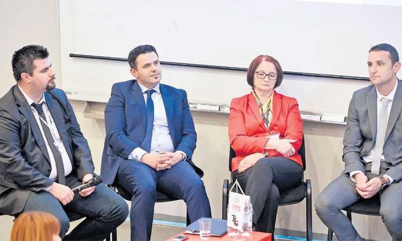 S. Peze (Galeb), V. Vrbanec (HAMAG-BICRO), N. Zver (Ivančica), B. Pavičin (HGK)/Marko Prpić/PIXSELL