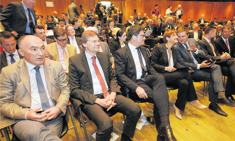 Predstavnik Styrije u Hrvatskoj Ivan Tolj pratio je panel-diskusije/Ž. Bašić/PIXSELL