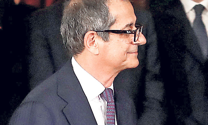 Nestranački ministar Giovanni Tria/REUTERS