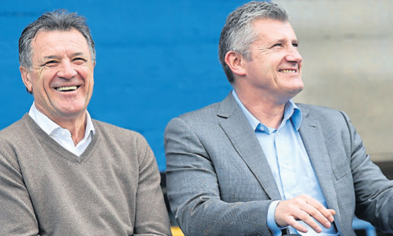 Čelni ljudi hrvatskoga nogometa Zdravko Mamić i Davor Šuker podebljaju saldo sa svakim Prvenstvom/I.
