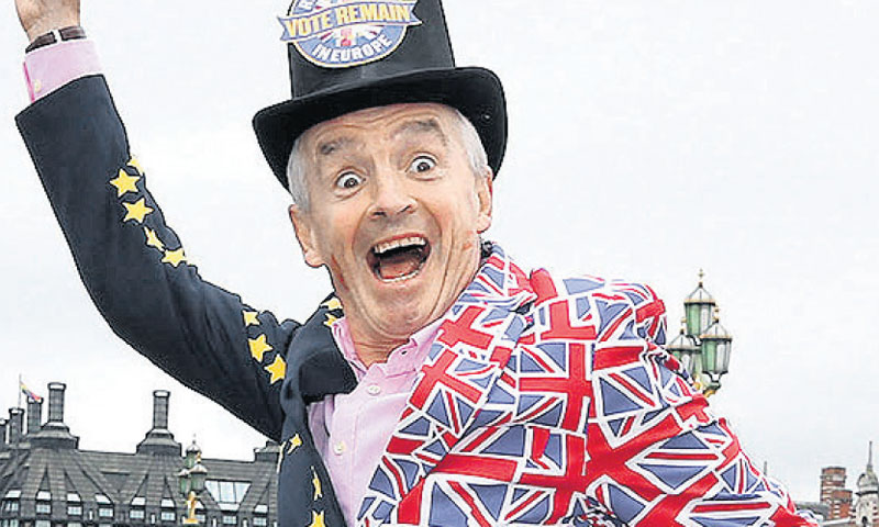 Šef Ryanaira Michael O'Leary agitira za ostanak u EU/RYANAIR