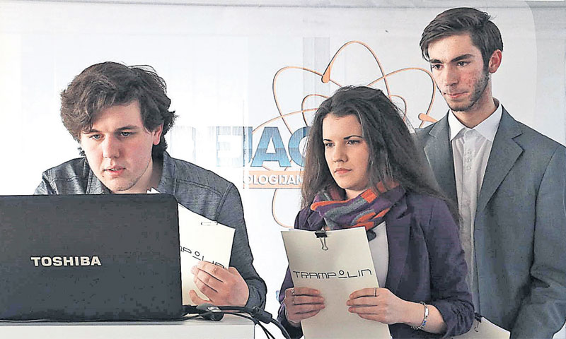 Marin Nižić, Slavica Blašković i Kristijan Žic pobijedili su s projektom Trampolin