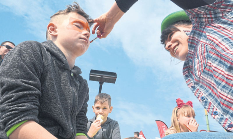 Dio manifestacije imao je program za djecu/Damir Špehar/PIXSELL