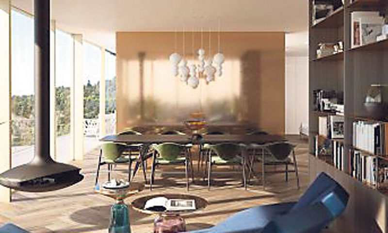 Projekt predviđa dvije zgrade sa 16 katova i posebne kuće