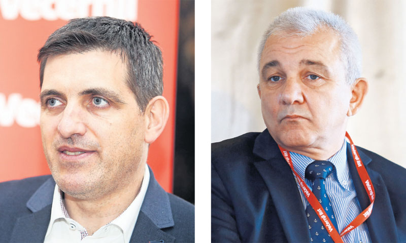 Božo Skoko, Fakultet političkih znanosti u Zagrebu/Pixsell; Željko Mrnjavac, Ekonomski fakultet u Sp