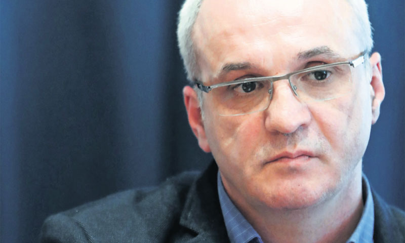 Hrvoje Zovko, predsjednik HND-a/Sanjin Strukić/pixsell