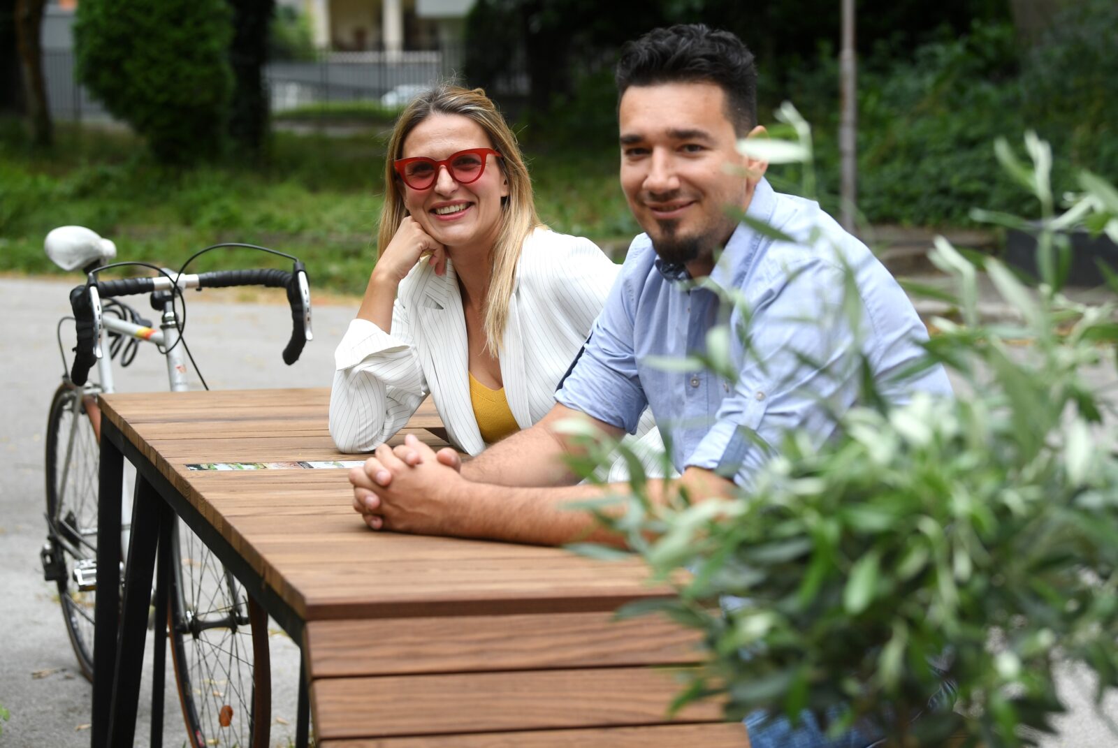 Klupu su Franka Baranović i Antonio Šunjerga predstavili na Design Districtu u Zagrebu/Marko Lukunić