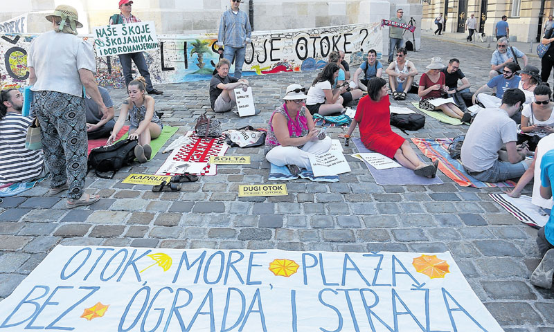 Iz Ministarstva mora demantiraju prosvjednike i kažu da ne poznaju postupak/ Dalibor Urukalović/PIXS