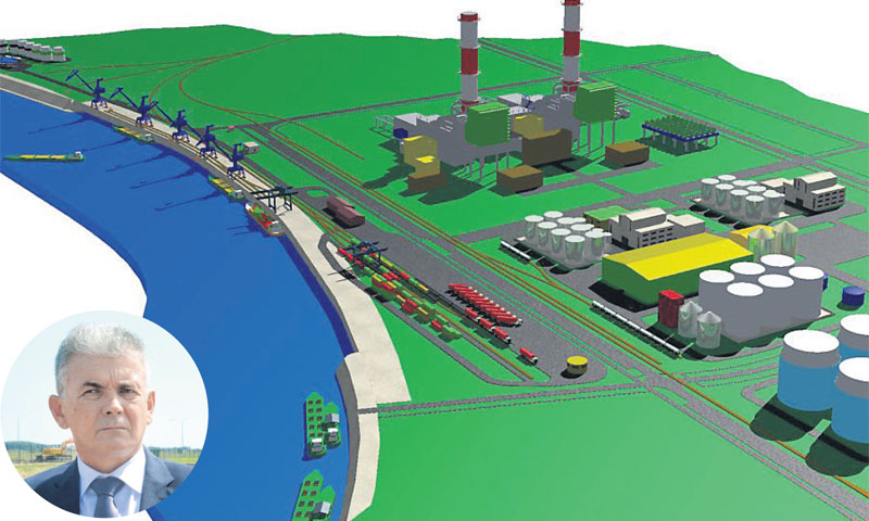 Ravnatelj Marijan Jurić (slika u krugu); stvaraju energetski centar za pretovar nafte i plina i kont