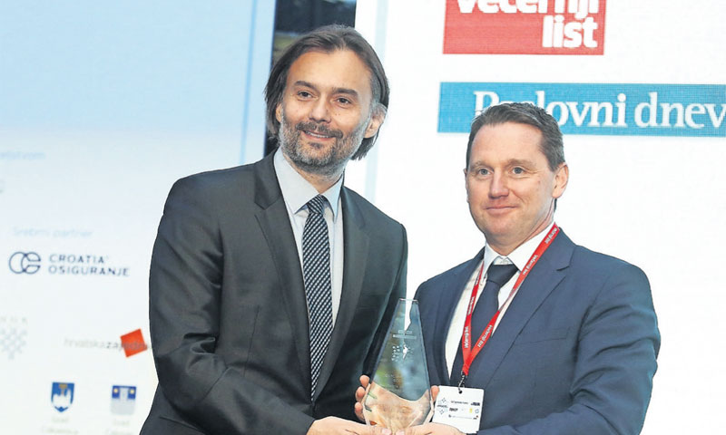 Glavni urednik Večernjeg lista Dražen Klarić i Željko Kukurin iz Valamara/Goran Stanzl/PIXSELL