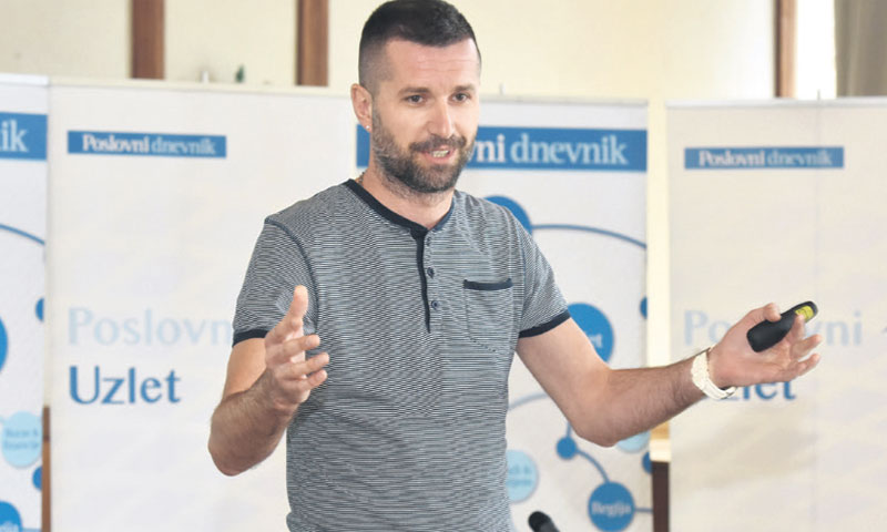 Krešimir Jusup iz HT-a govorio o cloud tehnologiji/ Hrvoje Jelavić/PIXSELL