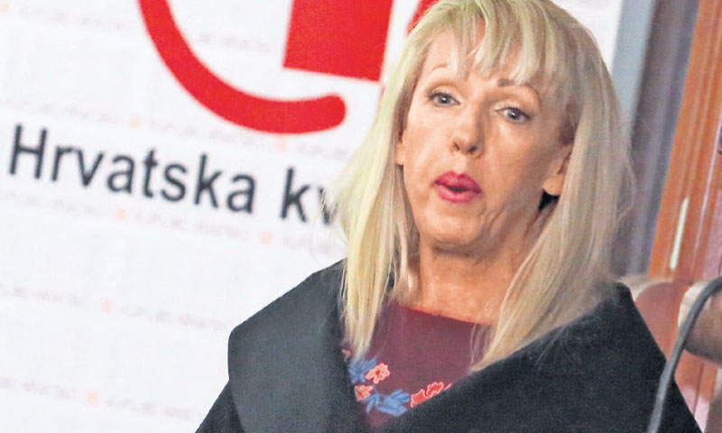 Koordinatorica Hitro.hr-a Željka Marić na predavanju u Splitu/Ivo Čagalj/PIXSELL