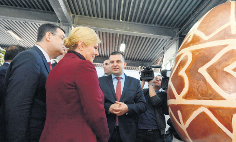 Na otvorenju sajma bila je i predsjednica RH Kolinda Grabar Kitarović/Damir Špehar/PIXSELL
