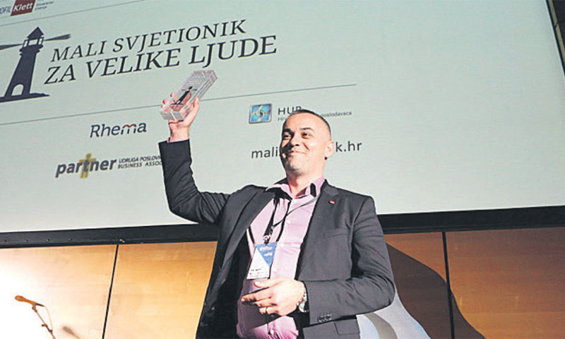 Mate Orlović iz zaštitarske tvrtke Securitas lani je postao prvi Mali svjetionik za velike ljude, no