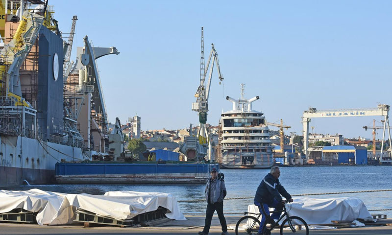 Od nekadašnjih 4200 radnika iz dva je škvera otišlo oko osamsto njih/ Duško Marušić/PIXSELL