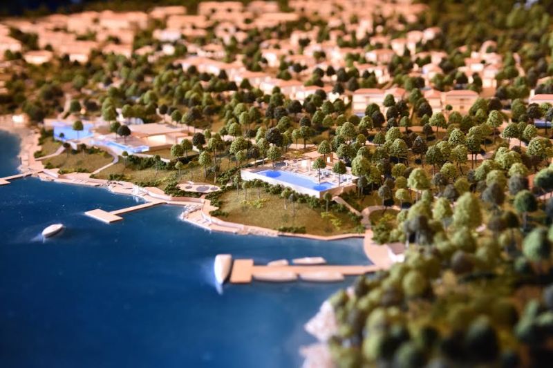 Uvala Brizenica maketa. Press Foto