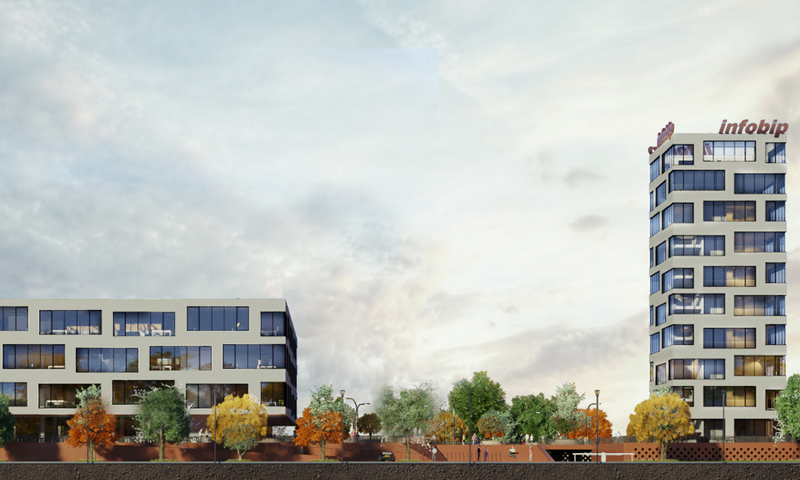 Renderi Infobip Campusa Zagreba kako ga je zamislio studio SODAarhitekti