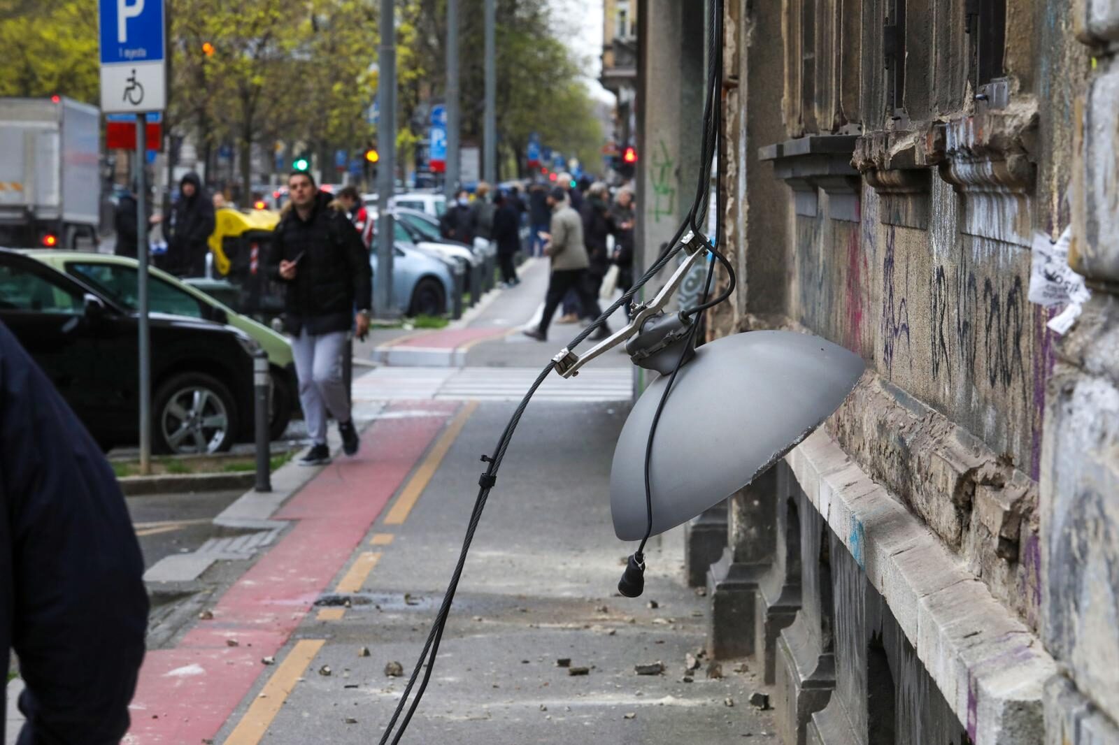 Oštećenja u centru Zagreba nakon potresa