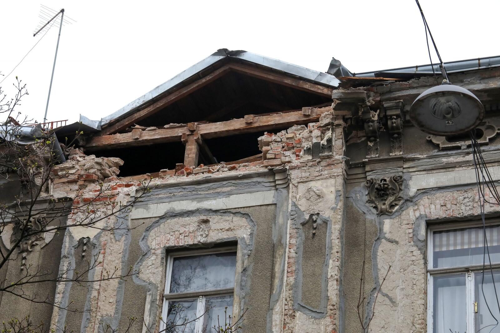 Oštećenja u centru Zagreba nakon potresa