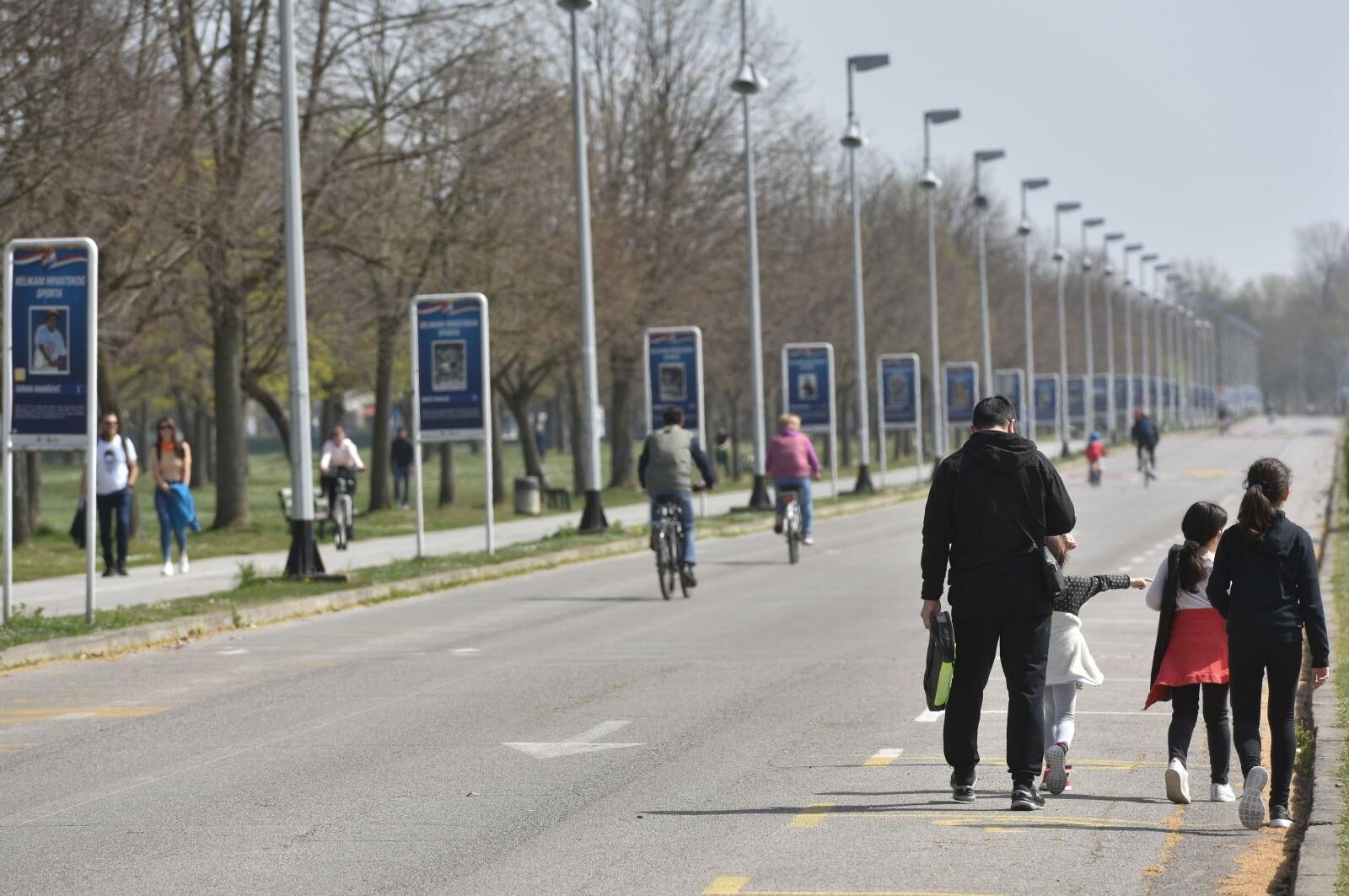 Jarun unatoč zabrani ulaska pun rekreativaca