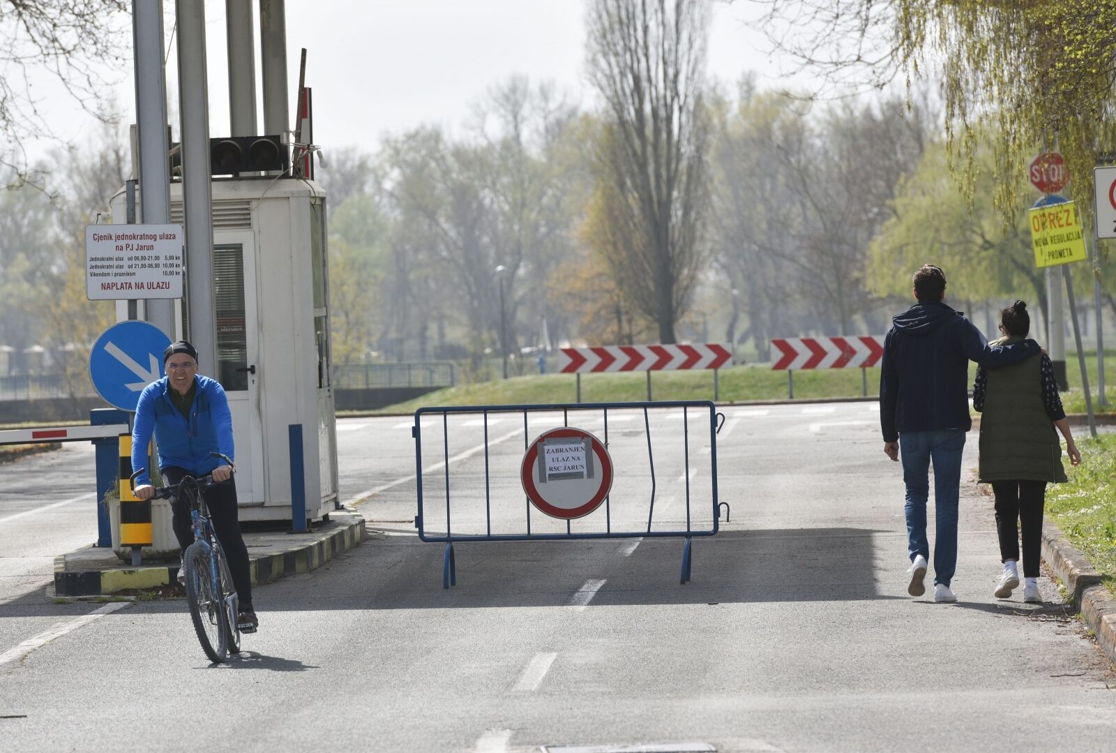 Jarun unatoč zabrani ulaska pun rekreativaca