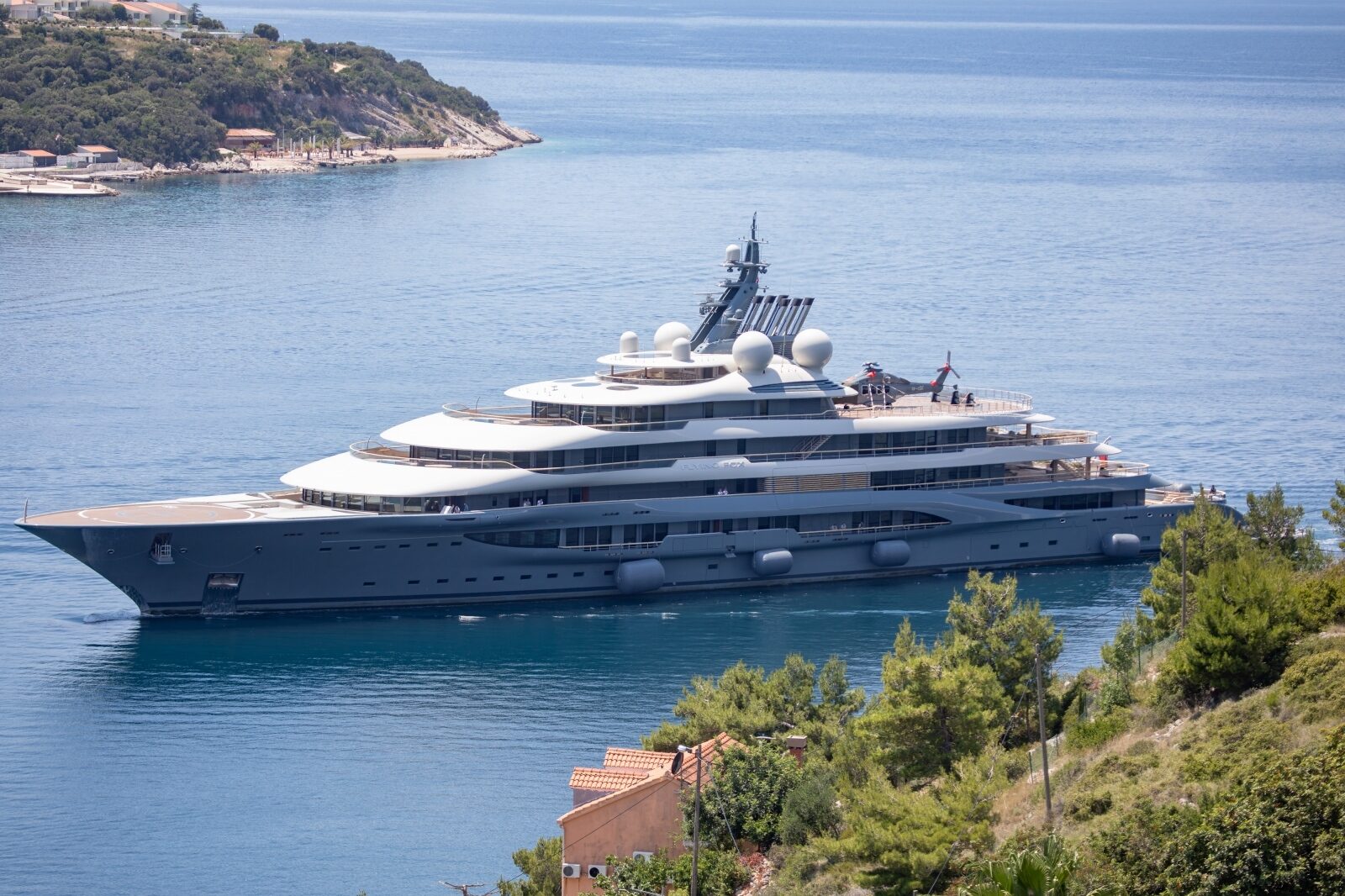 Luksuzna mega jahta Flying Fox stigla u Dubrovnik